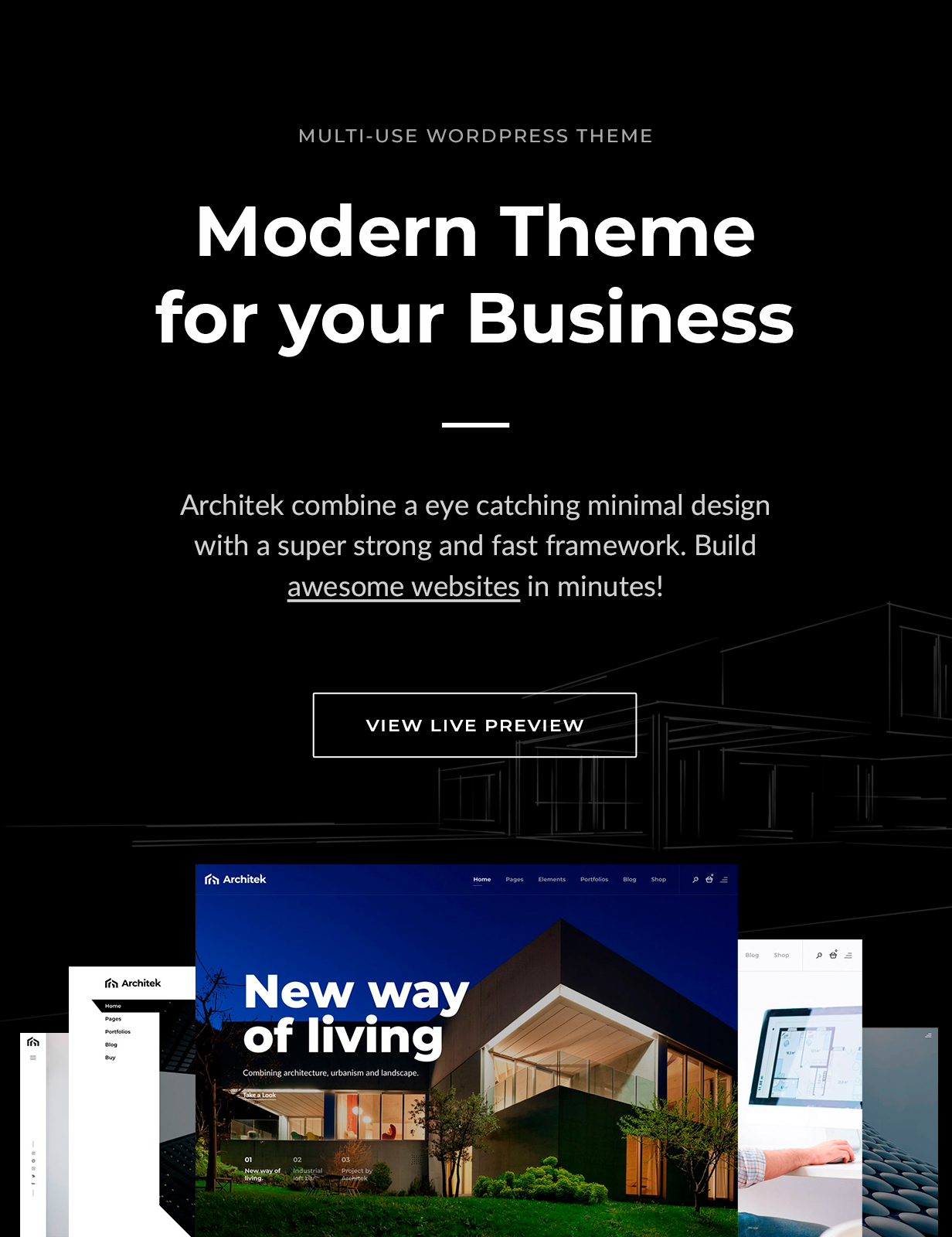 Architek – Responsive Multi-Concept WordPress Theme